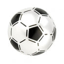 bal voetbalprint wit 21 cm