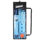 cricketset Powerplay 2020 maat 3 lichtblauw 10-delig