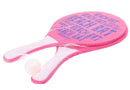houten beachballset roze