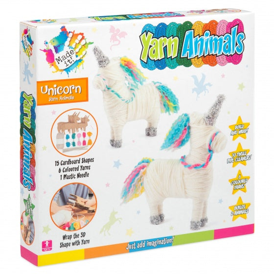 knutselset Yarn Animals Eenhoorn junior 22-delig
