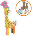knutselset Yarn Animals Giraffe junior 27-delig