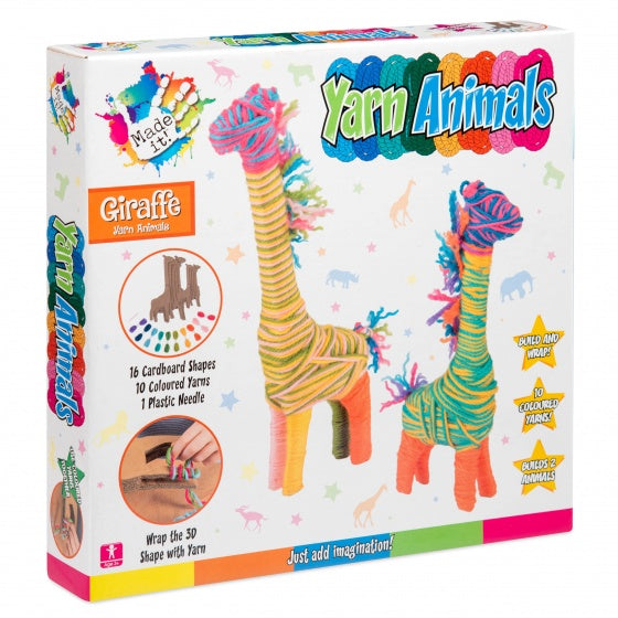 knutselset Yarn Animals Giraffe junior 27-delig