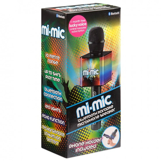 Mi-Mic bluetooth Microfoon met speaker 29 cm zwart