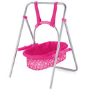 schommelbed Doll Swing meisjes roze 51 x 33 cm