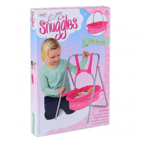 schommelbed Doll Swing meisjes roze 51 x 33 cm