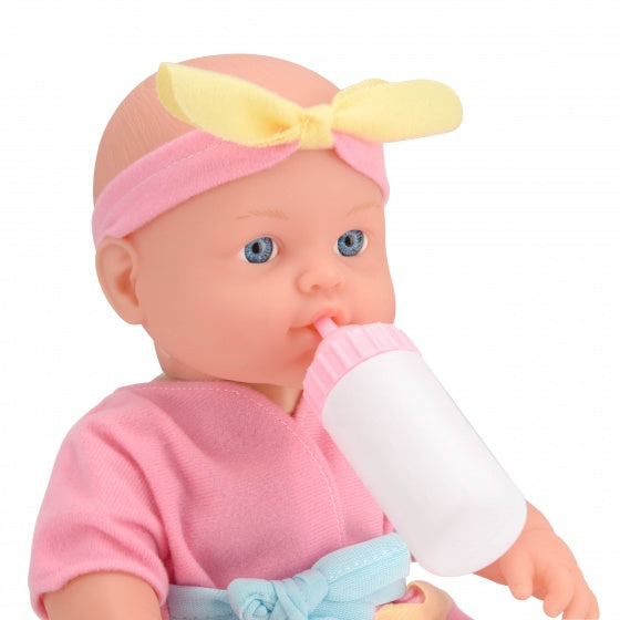 Snuggles babypop badtijd Suzy 30 cm 7-delig roze