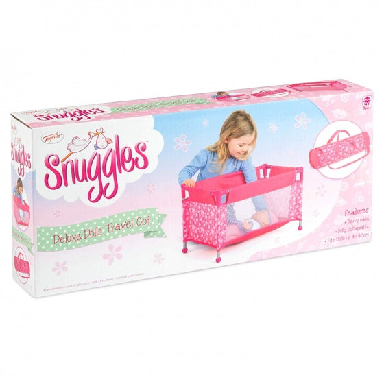 snuggles campingbedje pop 52 x 31 x 31 cm roze
