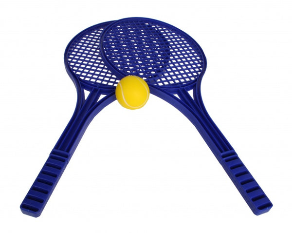 Soft Tennisset 53 cm blauw