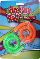 fidget-stretchveter 28 cm groen/oranje 2 stuks
