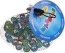 knikkers 16-25 mm glas transparant 42 stuks