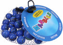 knikkers junior 16-25 mm glas blauw 42 stuks