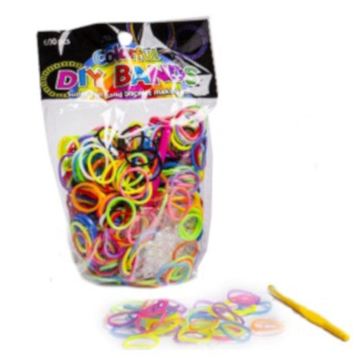 loombandjes Colorful junior rubber 600-delig