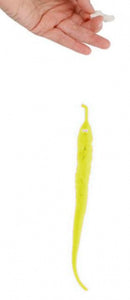 magische worm junior 20 cm pluche geel