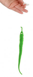 magische worm junior 20 cm pluche groen