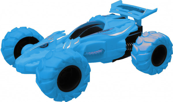 raceauto Wriggle Racing 360 junior 13 cm blauw