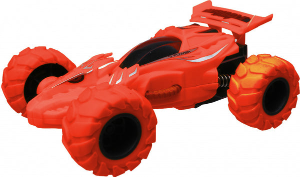 raceauto Wriggle Racing 360 junior 13 cm rood