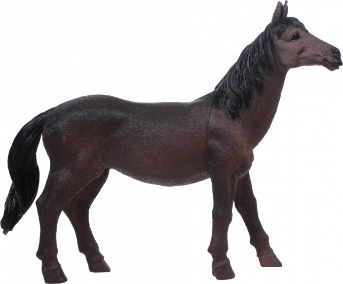 speelgoedpaard junior 23 x 17 cm donkerbruin