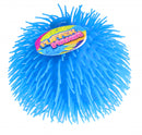 stressbal Puffer Mania 23 cm siliconen blauw