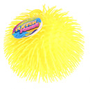 stressbal Puffer Mania 23 cm siliconen geel