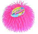 stressbal Puffer Mania 23 cm siliconen roze
