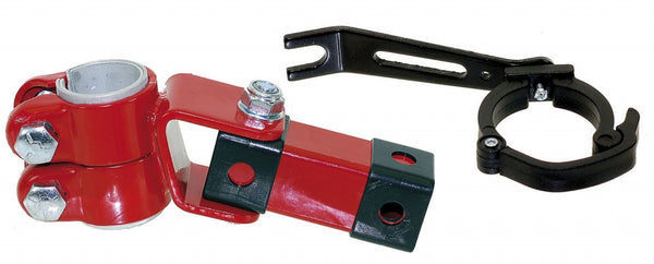 bevestigingsset tandemstang 25,4-31.8 mm rood