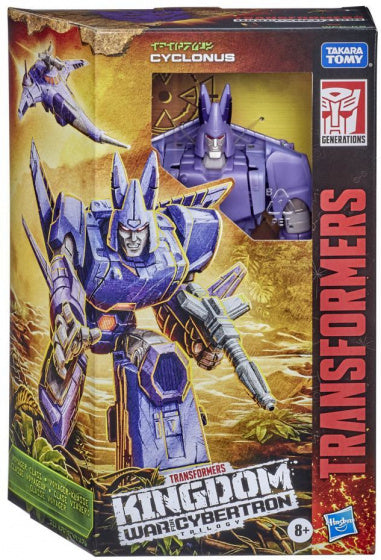 transformer Cyclonus junior 17,5 cm paars 4-delig