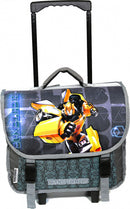 trolley-schooltas Bumblebee 38 cm polyester grijs