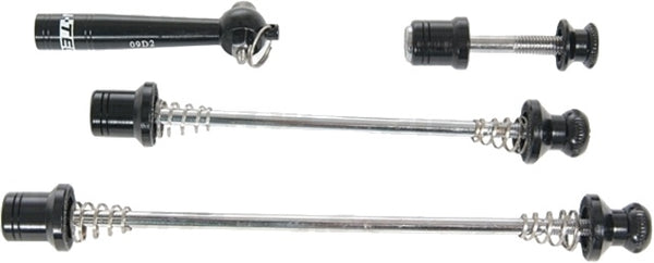 Snelspannerset Tranz X met anti-diefstal slot 3-delig