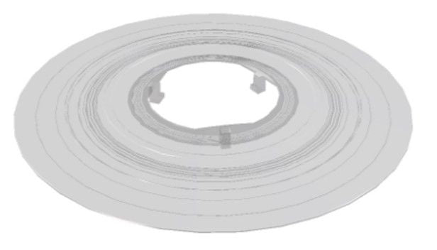 spaakbeschermer 155 mm transparant