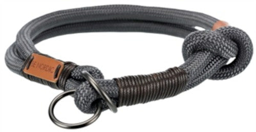 Trixie Halsband Hond Be Nordic Slip Halsband Donkergrijs / Bruin 40X0,8 CM