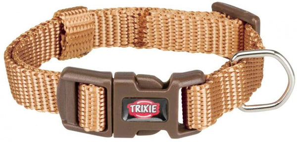 Trixie Halsband Hond Premium Karamel Beige 25-40X1,5 CM