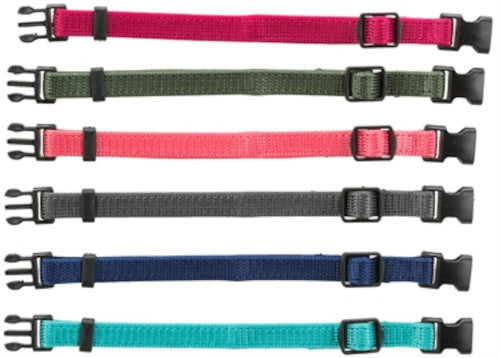 Trixie Puppy Halsbandset Fuchsia/grafiet/indigo/bosgroen/koraal 17-25 CM 6 ST