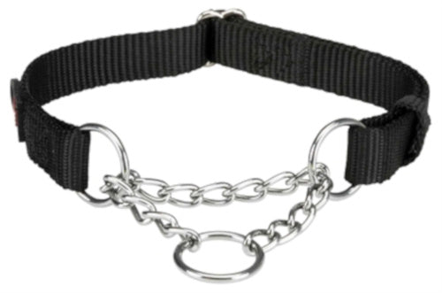 Trixie Halsband Hond Premium Choker Zwart 45-70X2,5 CM