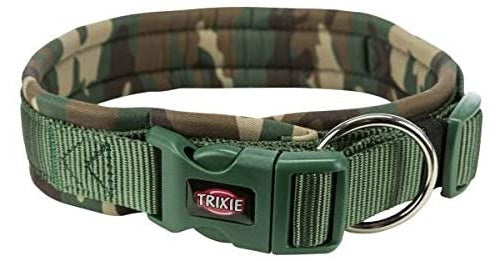 Trixie Halsband Hond Premium Neopreen Camouflage Groen 56-62X2,5 CM