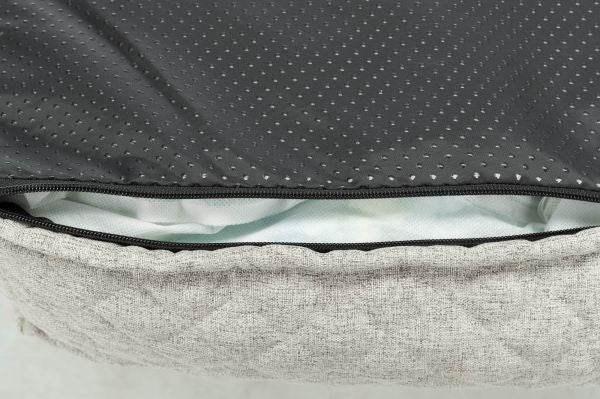 Trixie Hondenkussen Noah Vitaal Schuimrubber Lichtgrijs 60X50X15 CM