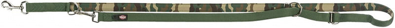 Trixie Hondenriem Premium Neopreen Verstelbaar Camouflage Groen 200X2,5 CM