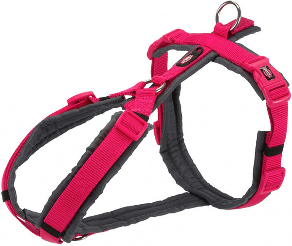 Trixie Hondentuig Premium Trekking Fuchsia / Grijs 70-85X2,5 CM
