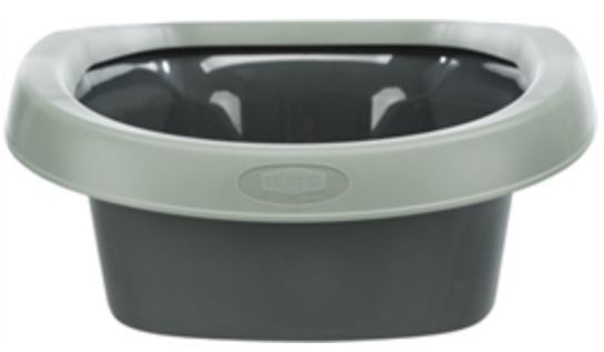 Trixie Kattenbak Carlo Be Eco Met Rand Antraciet / Grijs 43X31X14 CM