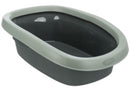 Trixie Kattenbak Carlo Be Eco Met Rand Antraciet / Grijs 43X31X14 CM