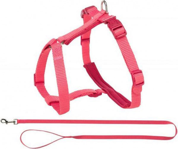 Trixie Kattentuig Premium Met Riem Koraal Oranje 33-57X1,3 CM