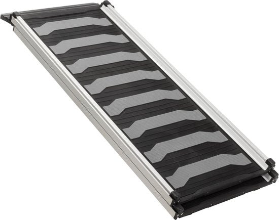 Trixie Loopplank Telescopisch Tot 90 Kg Zwart / Grijs 78-175X40 CM
