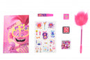 maak je eigen dagboek Trolls 2 roze 7-delig