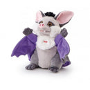 Handpop Vleermuis 25 cm Grijs