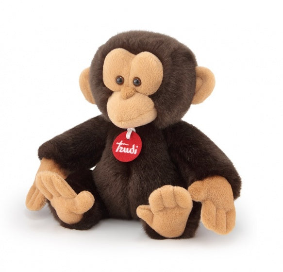 knuffelaap Paco 25 cm bruin maat S