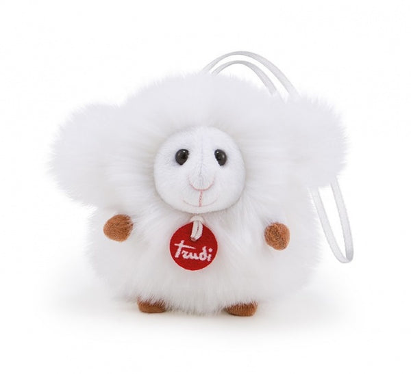 knuffel Charm schaap 10 cm wit maat XXS