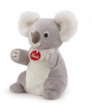 knuffel Puppet koala 28 cm grijs