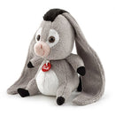 knuffelezel junior 10 x 16 cm pluche grijs