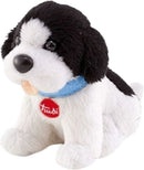 knuffelhond Sweet Collection 12 cm pluche wit/zwart