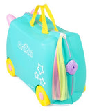 ride-onkoffer Una Eenhoorn 18 liter hardcase blauw