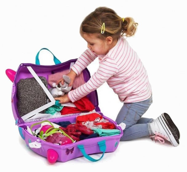 ride-onkoffer Cat Cassie 18 liter hardcase paars